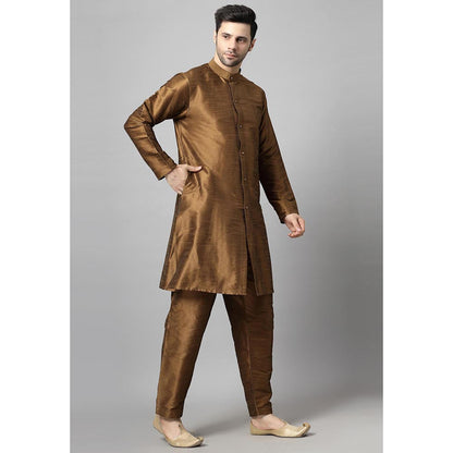 UTSAV FASHION Mandarin Collar Straight Kurta with Pant