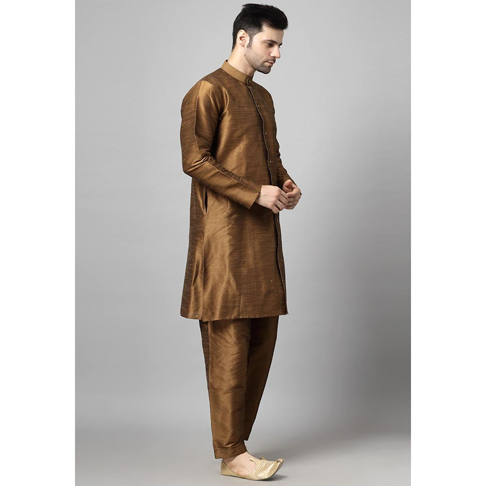 UTSAV FASHION Mandarin Collar Straight Kurta with Pant