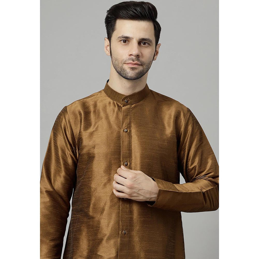 UTSAV FASHION Mandarin Collar Straight Kurta with Pant
