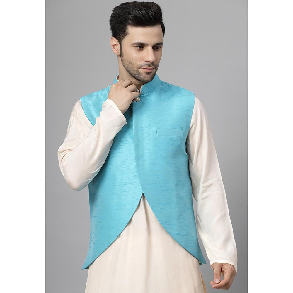 UTSAV FASHION Men White Kurta Pant and Jacket