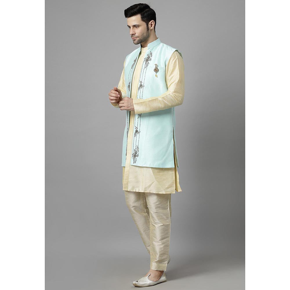 UTSAV FASHION Men Ethnic Motifs Kurta Pant with Jacket