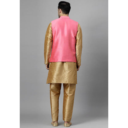 UTSAV FASHION Men Beads and Stones Kurta Pant with Jacket