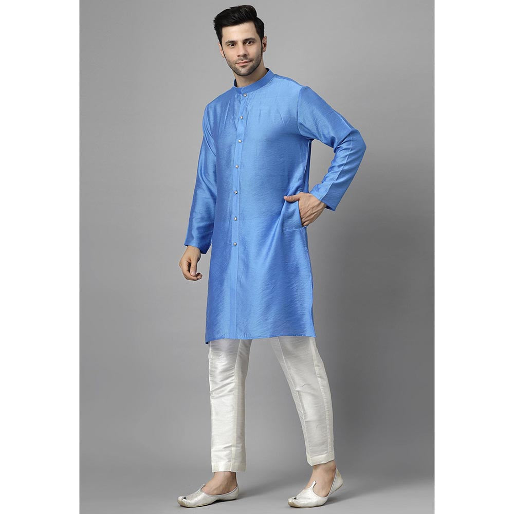 UTSAV FASHION Men Raw Silk Kurta and Pant
