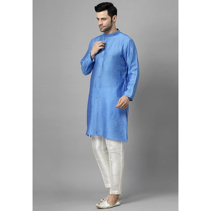 UTSAV FASHION Men Raw Silk Kurta and Pant