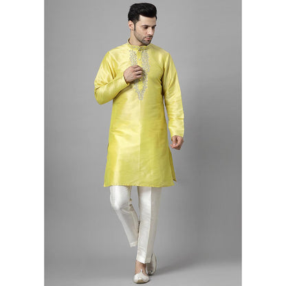 UTSAV FASHION Mandarin Collar Straight Kurta and Pant