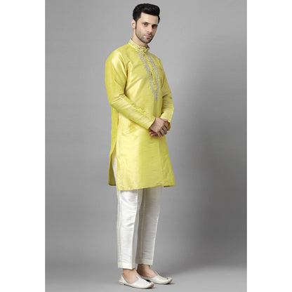 UTSAV FASHION Mandarin Collar Straight Kurta and Pant
