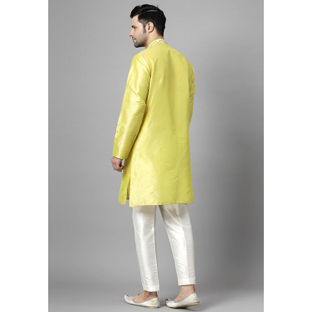 UTSAV FASHION Mandarin Collar Straight Kurta and Pant