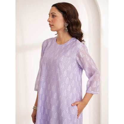 Vaaya The Kashni Silk Chanderi Kurta with Dupatta