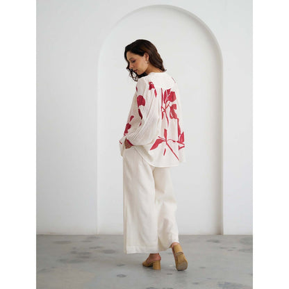Vaaya The Gulmohar Top - White