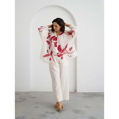 Vaaya The Gulmohar Top - White