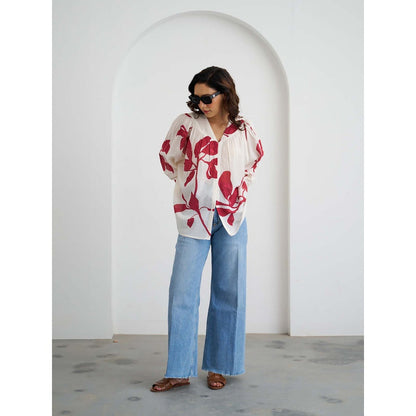 Vaaya The Gulmohar Top - White