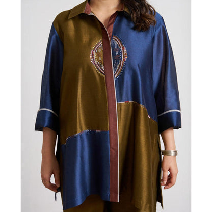 Vaaya The Mosaic Silk Chanderi Co-Ord Set