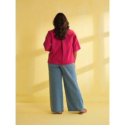 Vaaya Raspberry Hemp Shirt