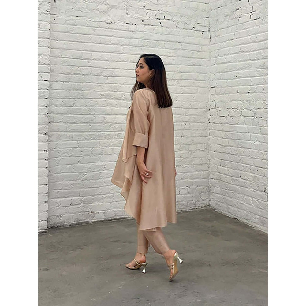 Vaaya The Waterfall Ensemble - Beige Shrug