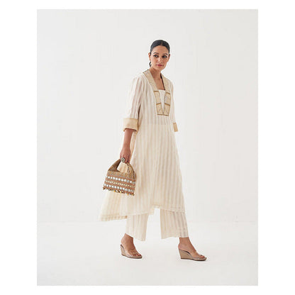 Vaaya Women Gold Leather Mini Bag