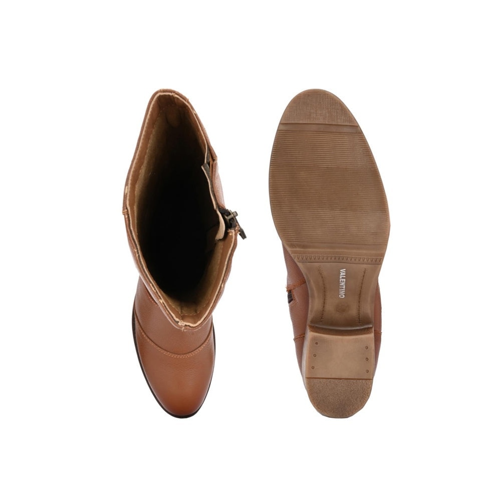 Valentino Women Tan Chelsea Boots