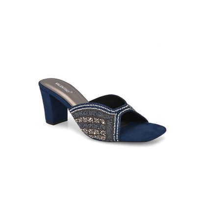 Valentino Women Navy Blue Premium Sandal Heels