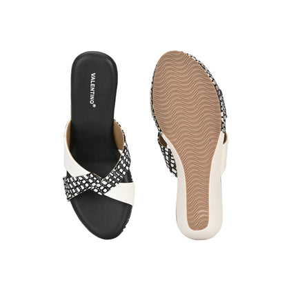 Valentino Women Premium Black Wedges