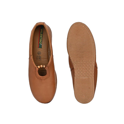 Valentino Women Brown Premium Ballerina