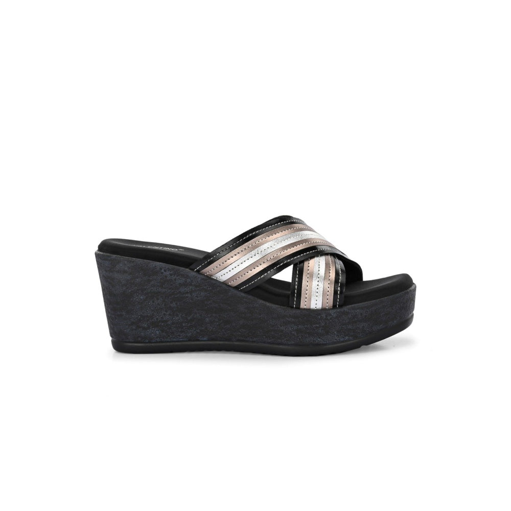 Valentino Women Premium Black Wedges