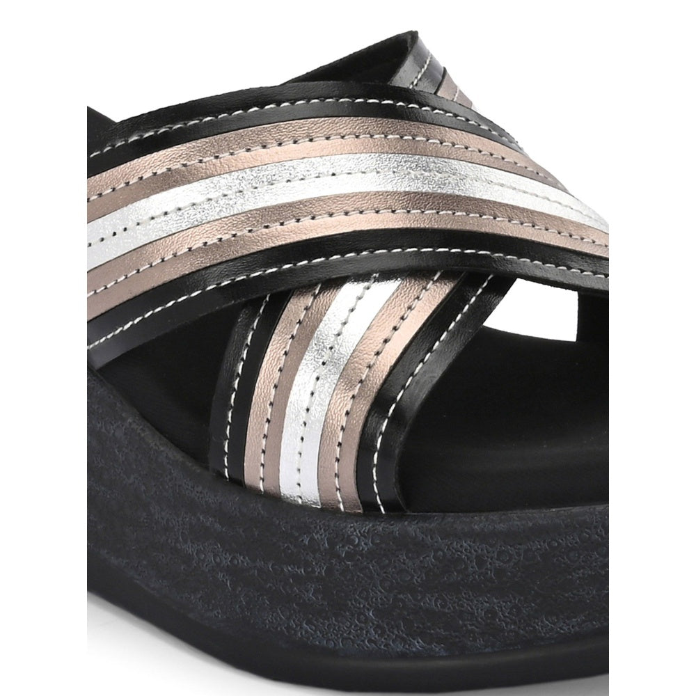 Valentino Women Premium Black Wedges
