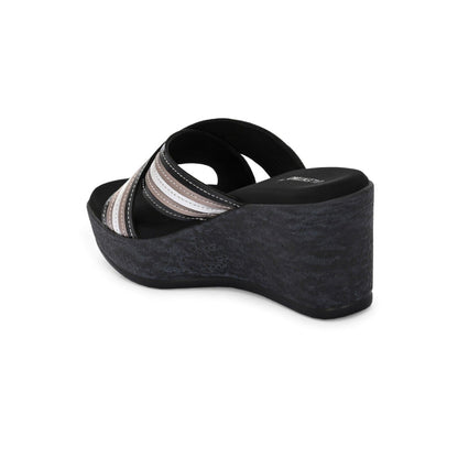 Valentino Women Premium Black Wedges