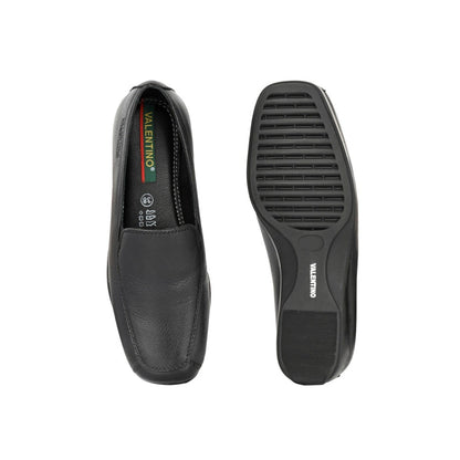 Valentino Women Black Premium Loafers