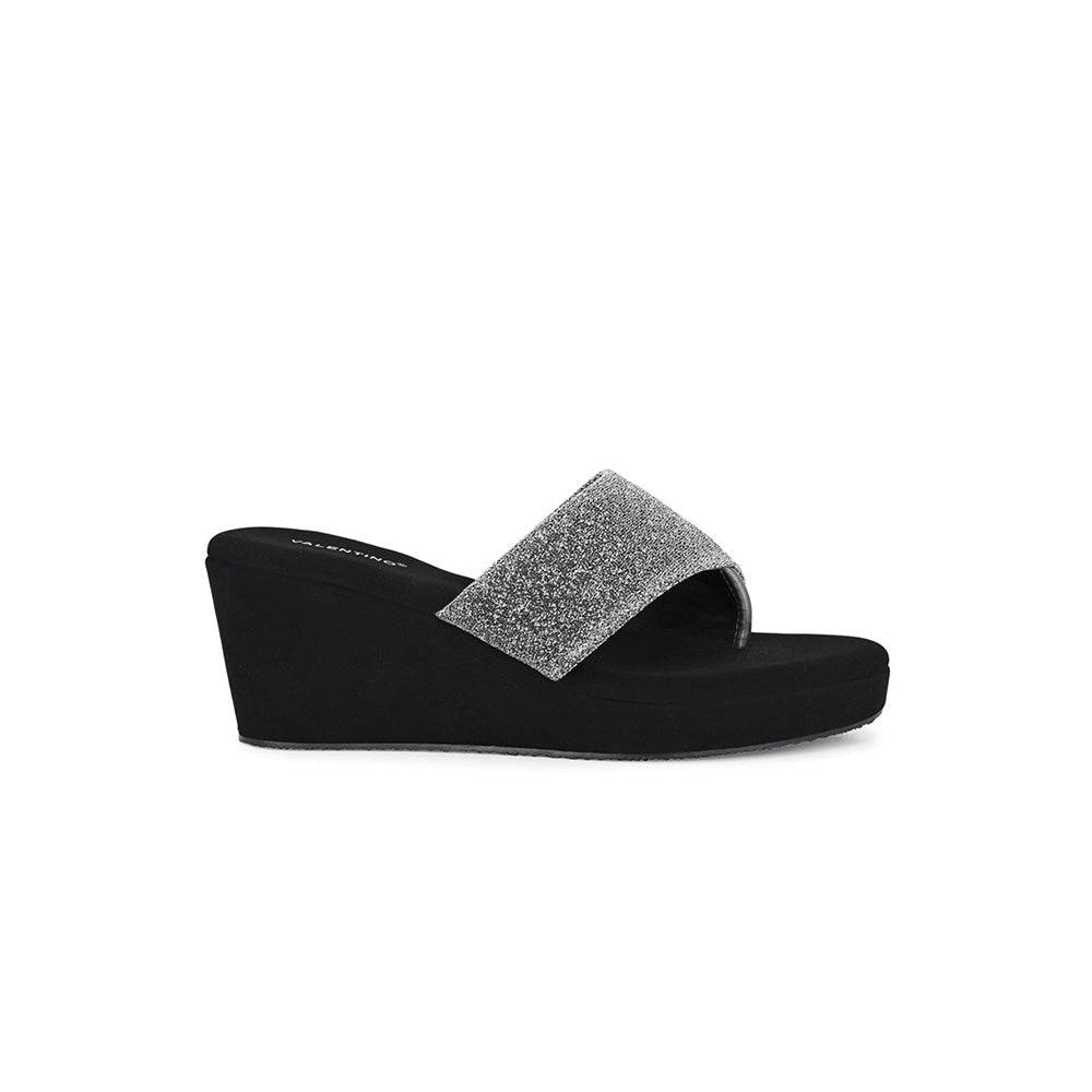 Valentino Women Premium Silver Wedges