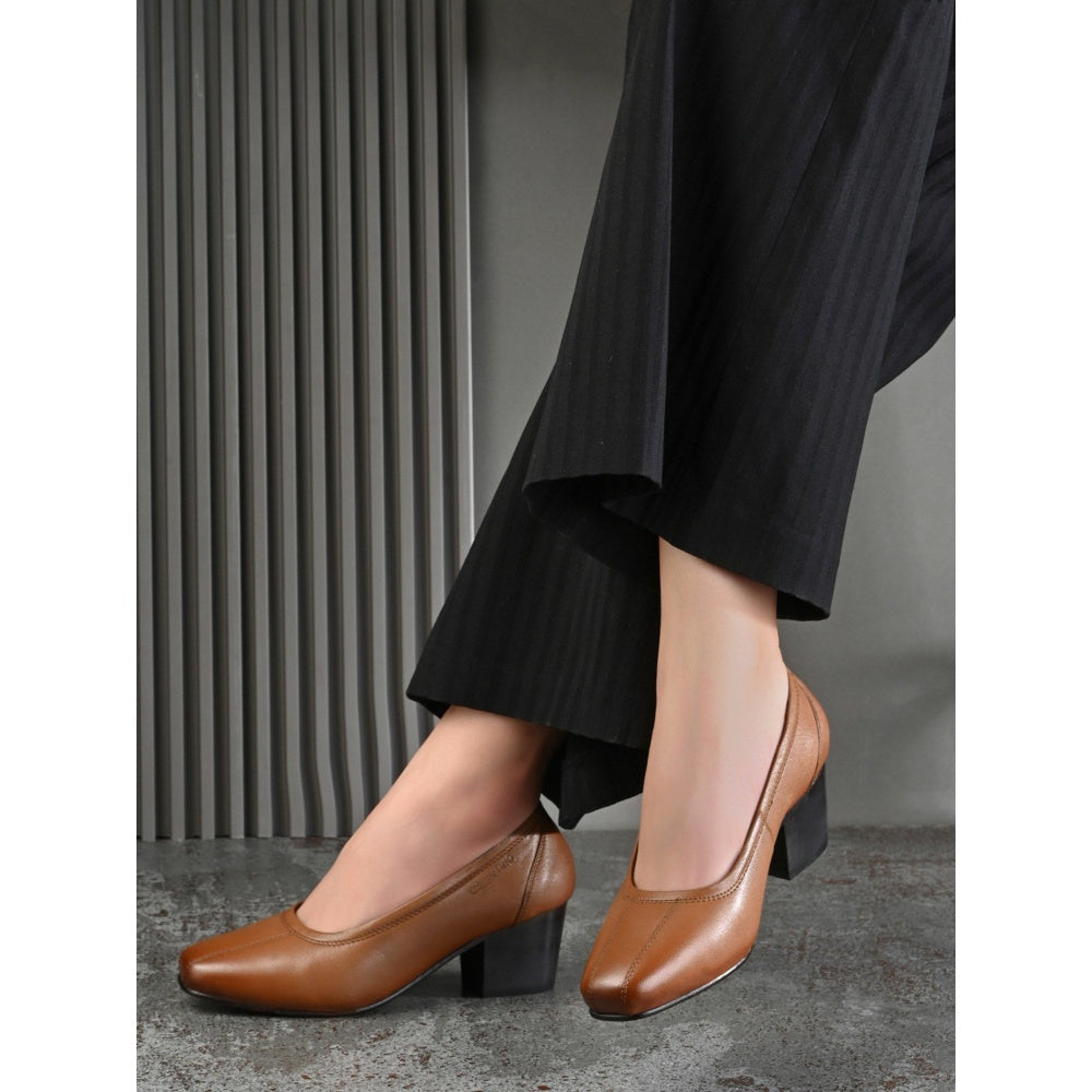 Valentino Women Premium Tan Heels
