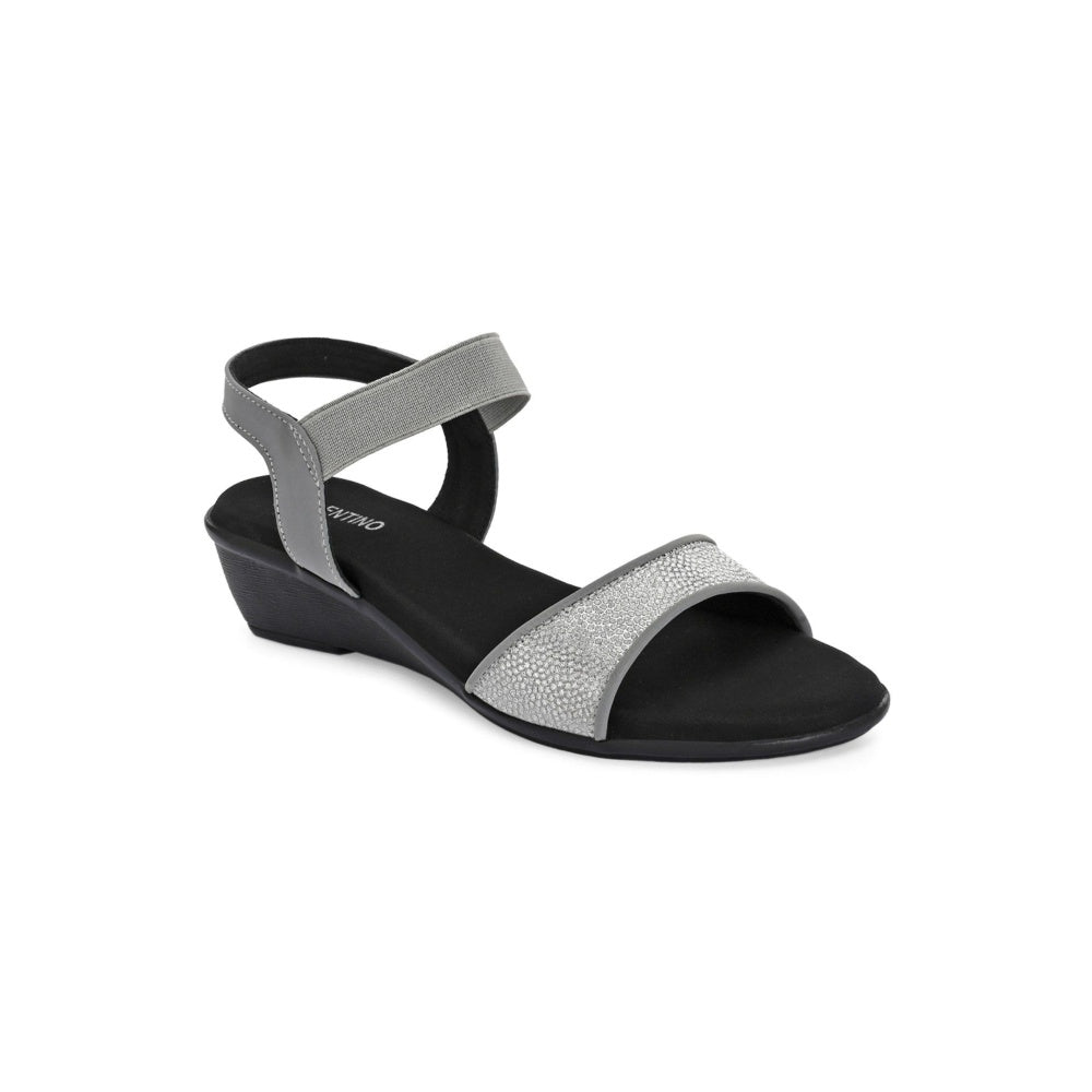 Valentino Women Grey Premium Sandal Heels