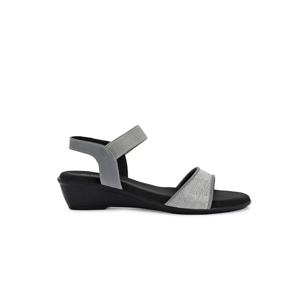 Valentino Women Grey Premium Sandal Heels