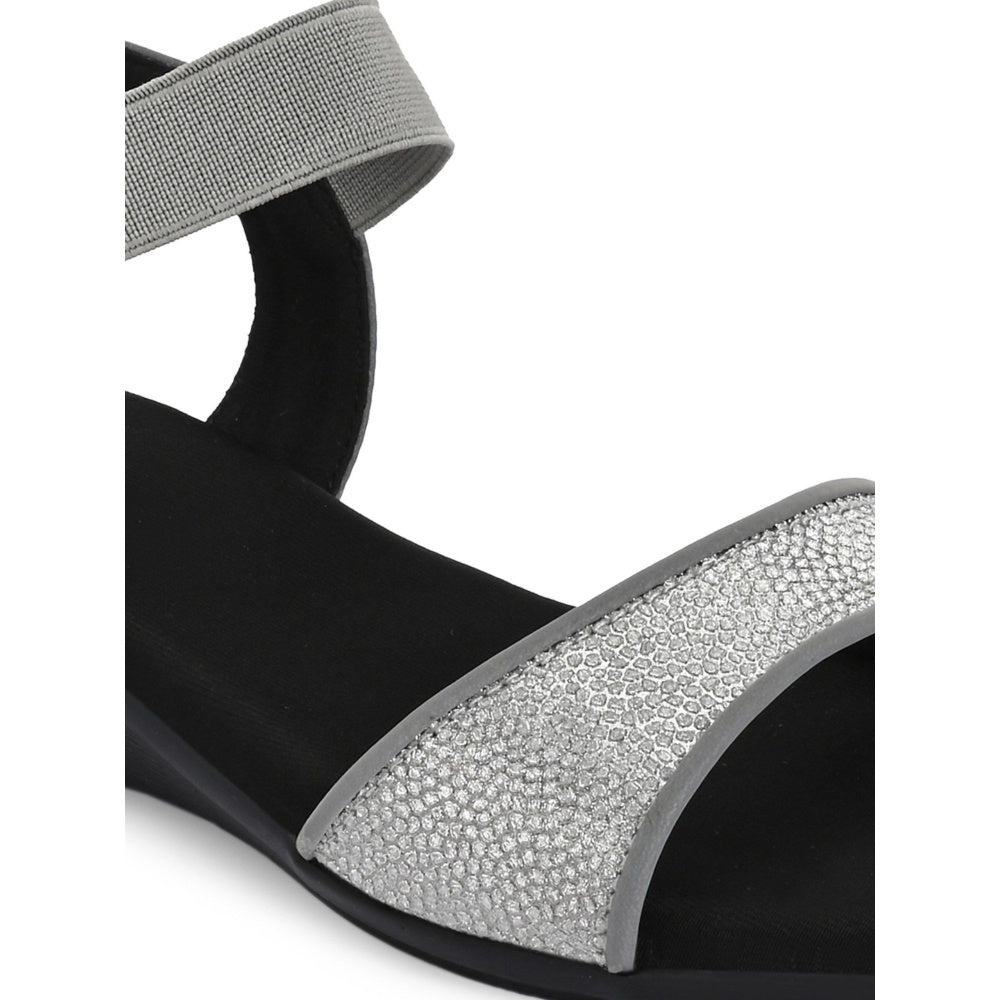 Valentino Women Grey Premium Sandal Heels