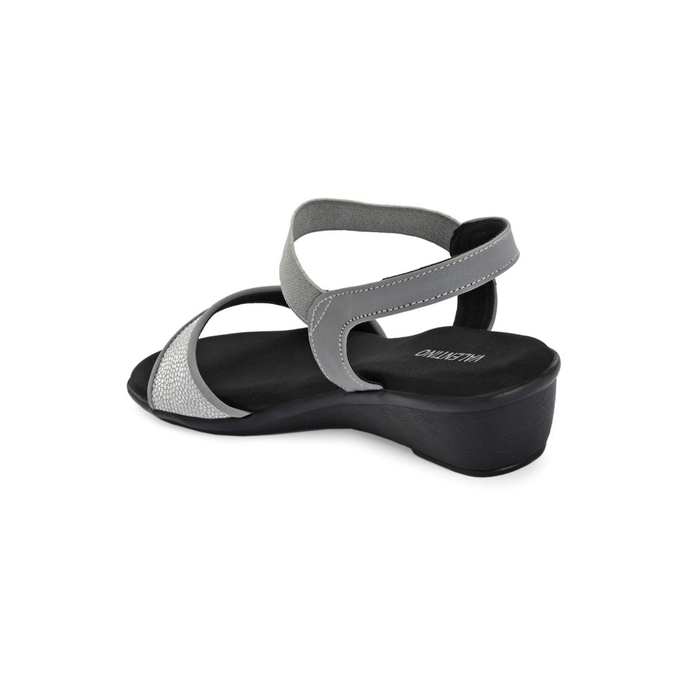Valentino Women Grey Premium Sandal Heels