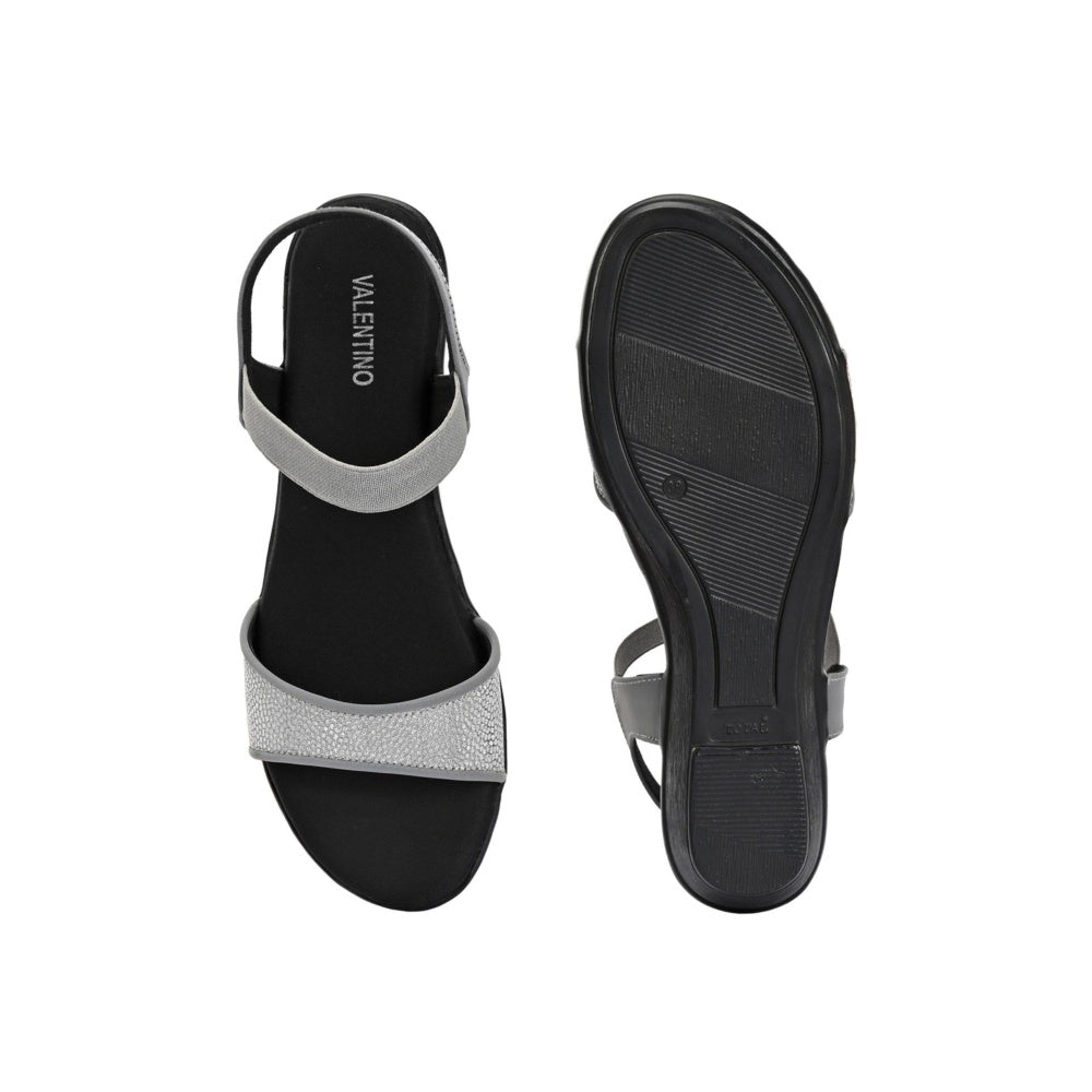 Valentino Women Grey Premium Sandal Heels