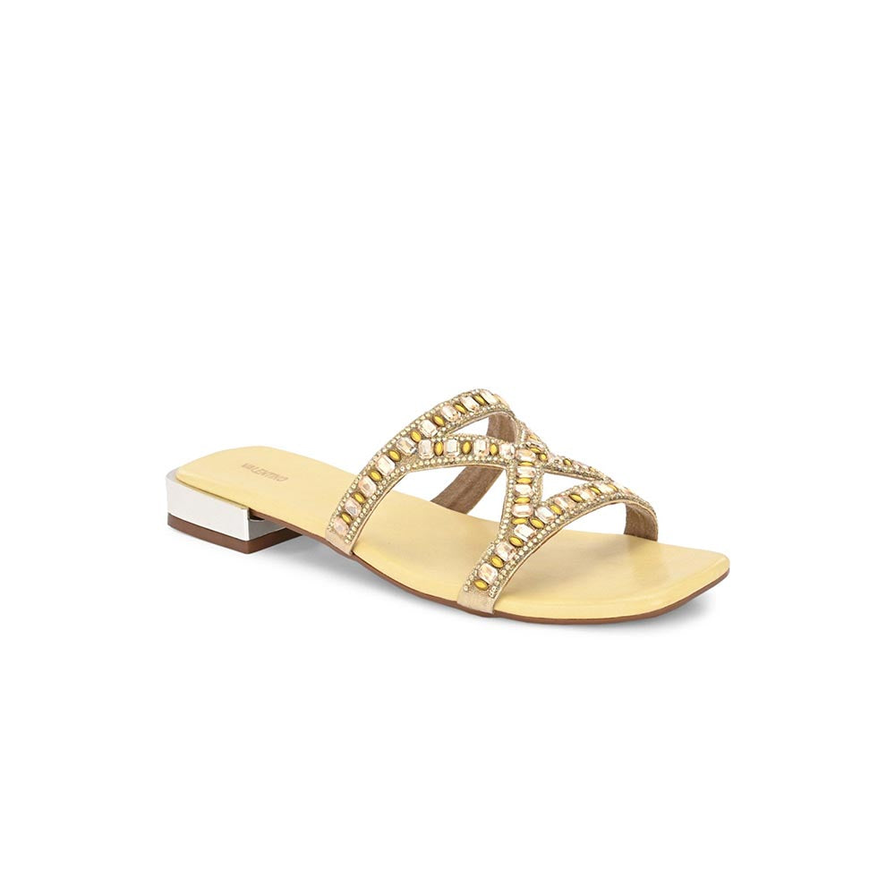 Valentino Women Premium Yellow Sandal Heels
