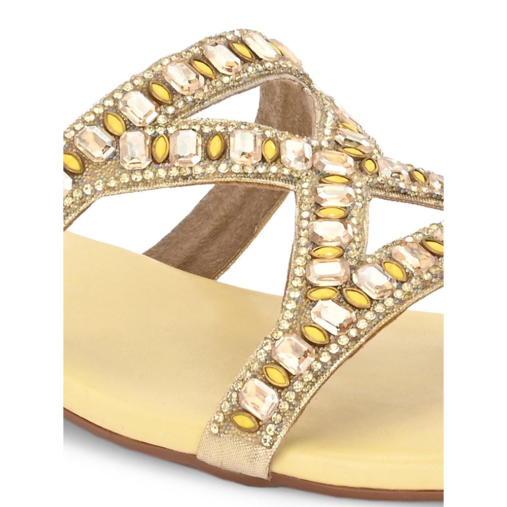 Valentino Women Premium Yellow Sandal Heels