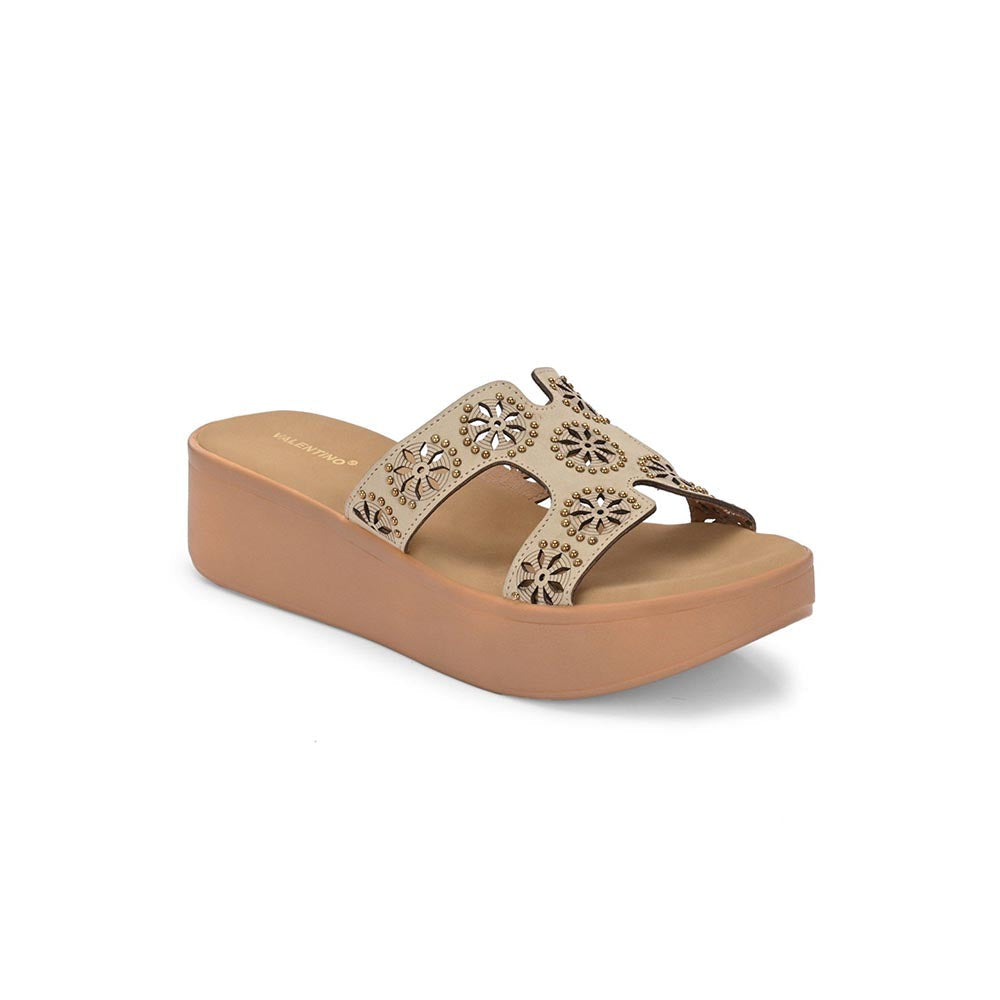 Valentino Women Beige Premium Sandals