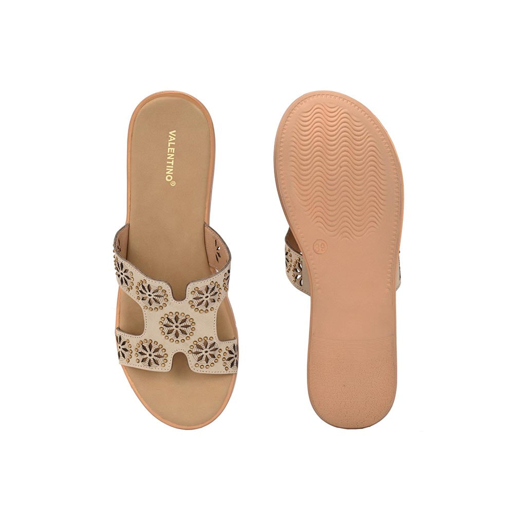 Valentino Women Beige Premium Sandals