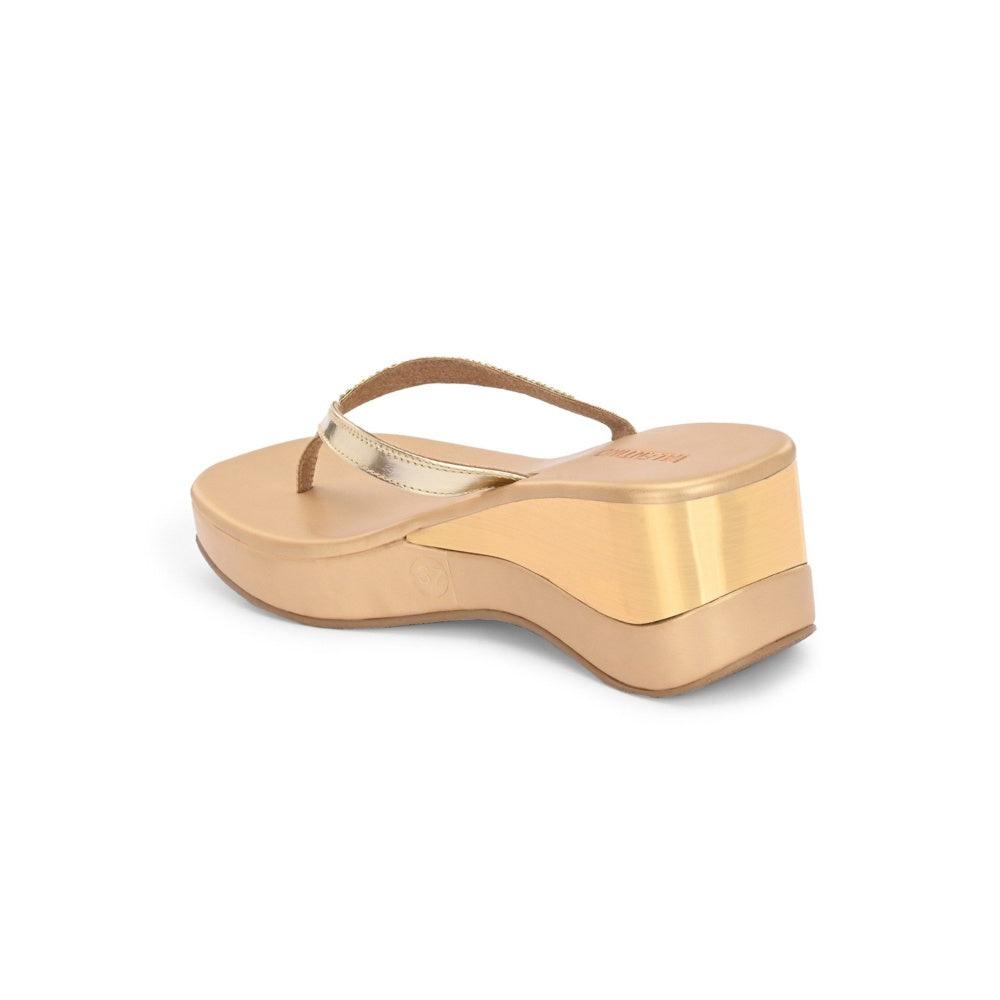 Valentino Women Gold Premium Sandals