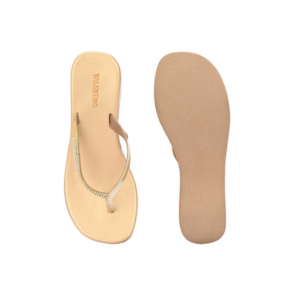 Valentino Women Gold Premium Sandals