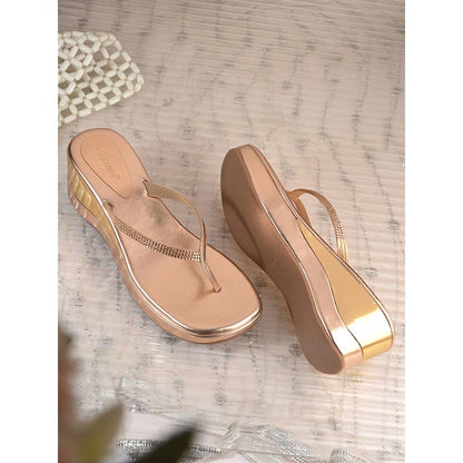 Valentino Women Rose Gold Premium Sandals