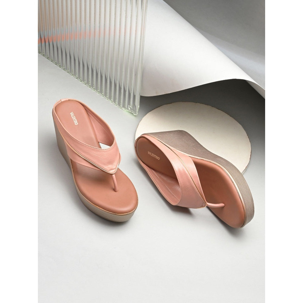 Valentino Women Premium Pink Wedges