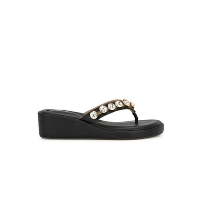 Valentino Women Premium Black Wedges