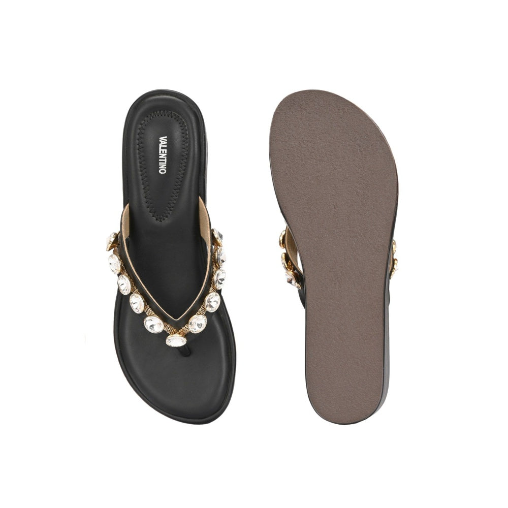 Valentino Women Premium Black Wedges