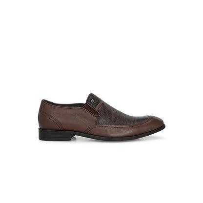 Valentino Mens Leather Casual Loafers - Brown