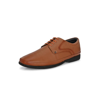 Valentino Mens Leather Formal Derbies - Tan