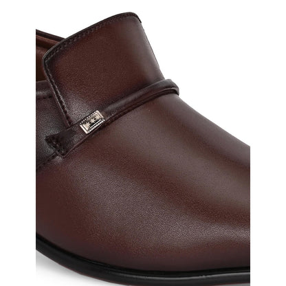 Valentino Mens Leather Formal Oxford Shoes - Brown