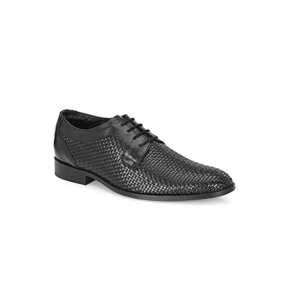 Valentino Mens Leather Formal Derbies - Black