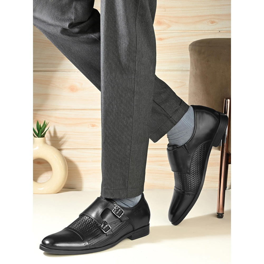 Valentino Mens Leather Formal Oxford Shoes - Black