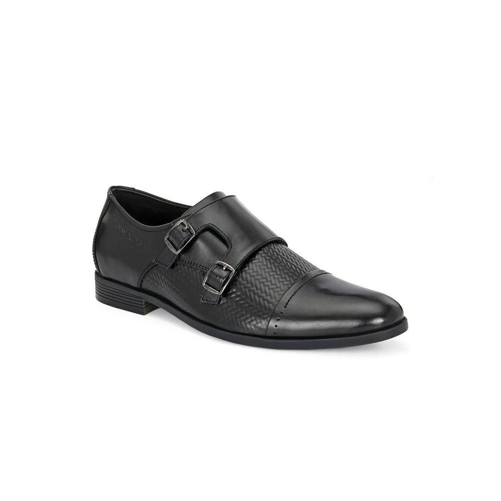 Valentino Mens Leather Formal Oxford Shoes - Black
